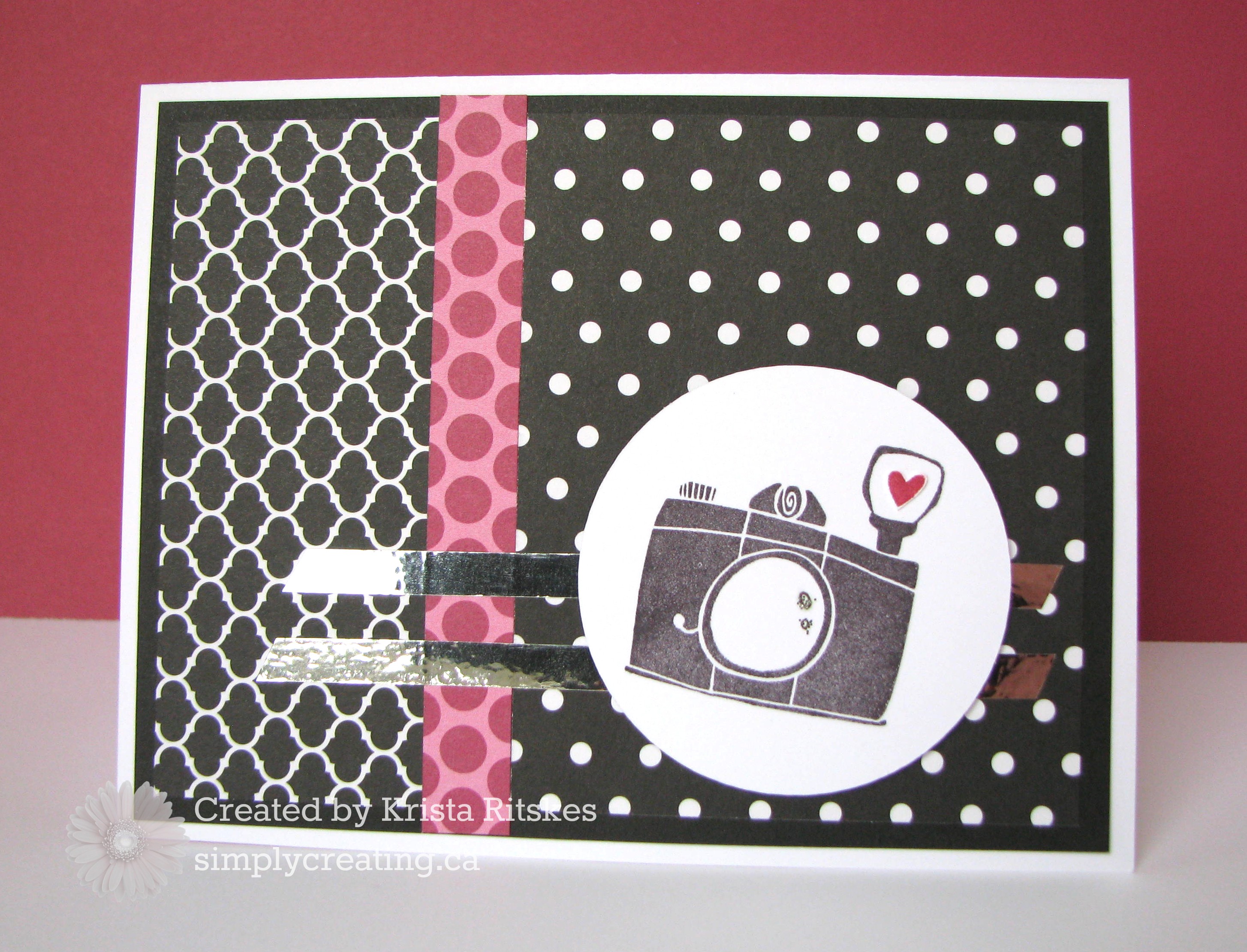 Atlantic Hearts: La Vie En Rose card by Krista Ritskes #simplycreating
